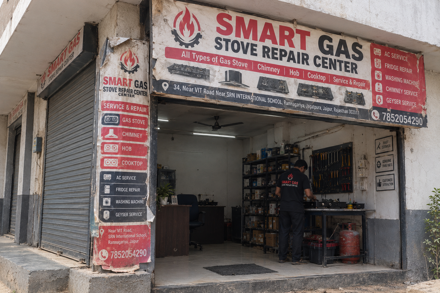 smart gas stove repair